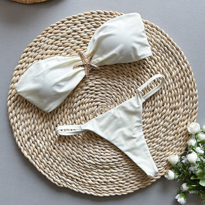 Solid Bikini Set