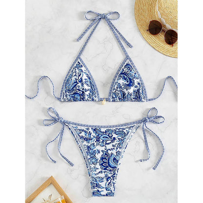 Print One-Piece Swimsuit