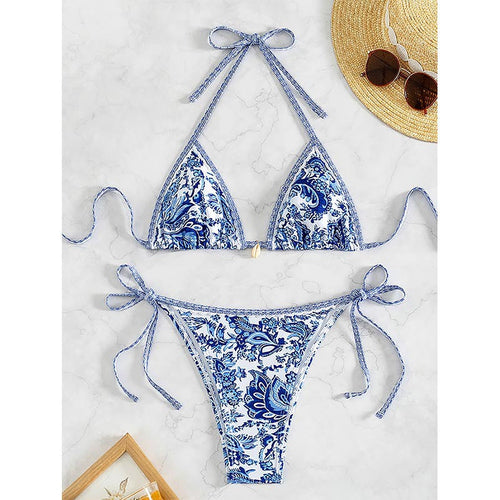 Print One-Piece Swimsuit