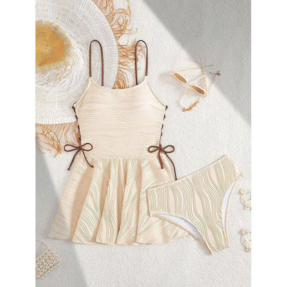 Suspender Beach Bikini Set