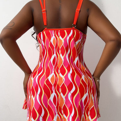 Plus Size One-Piece Swimsuit