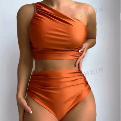 Solid Bikini Set