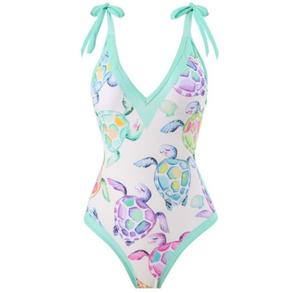 Vacation Beach One-Piece Swimsuit