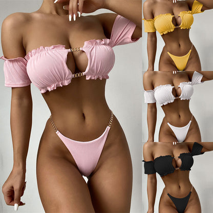 Solid Bikini Set
