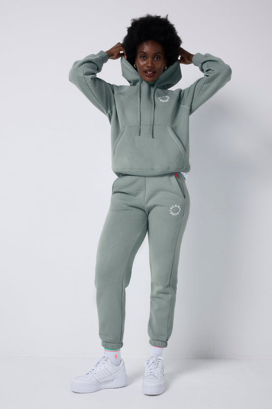 Khaki Scamp & Dude Logo Joggers