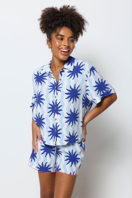 Blue Sunstar Shirt
