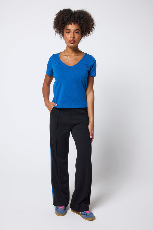 Cobalt Blue V-Neck T-Shirt