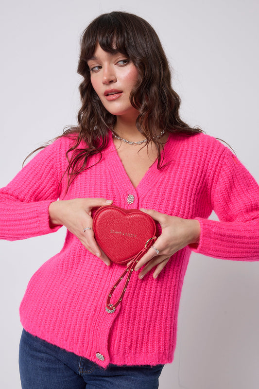 Red Heart Purse