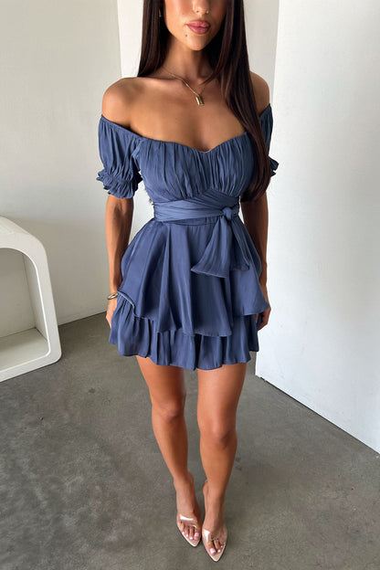 Ciera Playsuit - Navy
