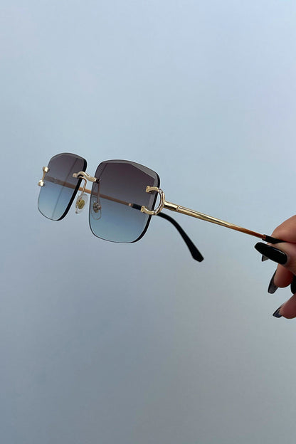 Essex Sunglasses - Brown/Blue Gradient